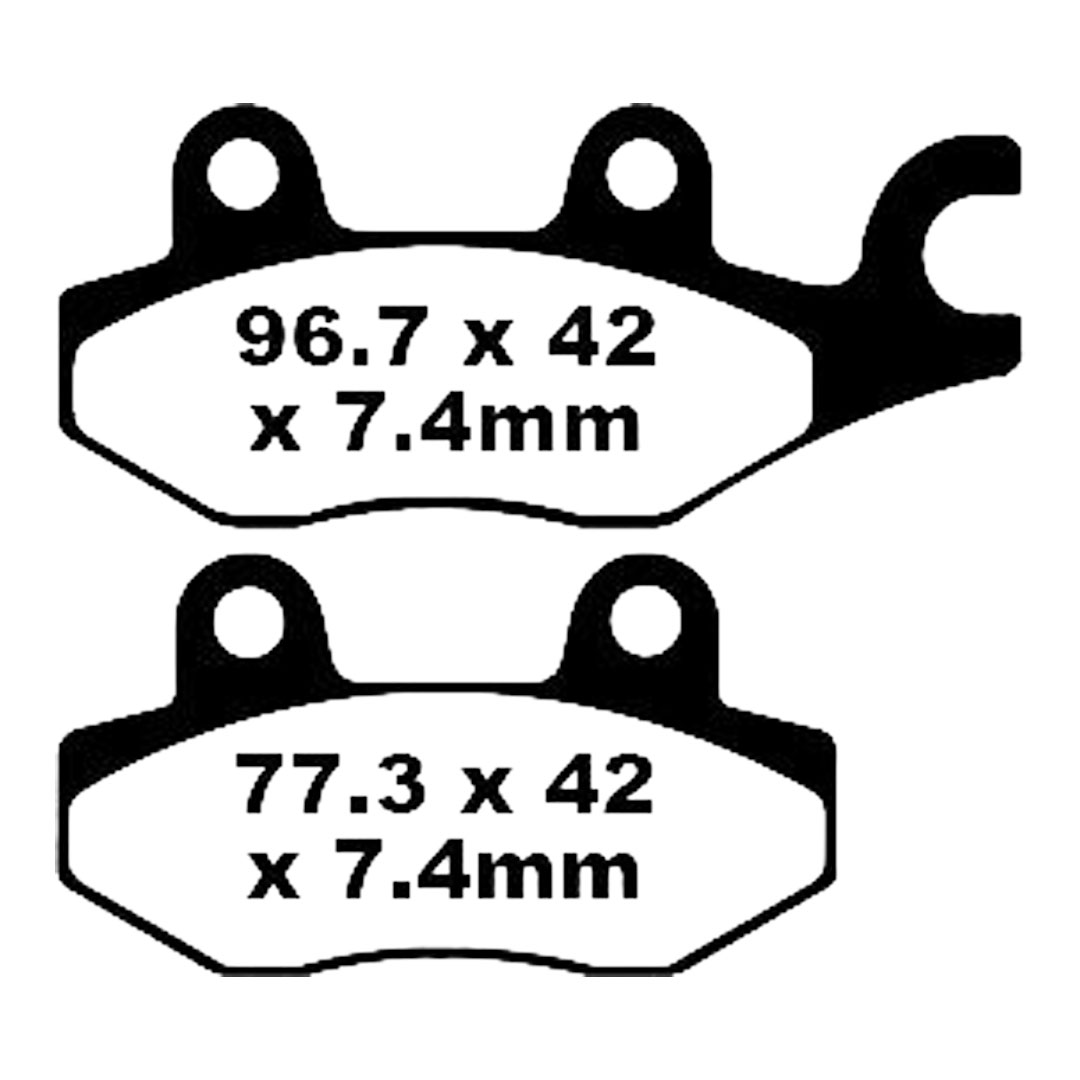 EBC FA165TT karbonsko-keramične kočione pločice