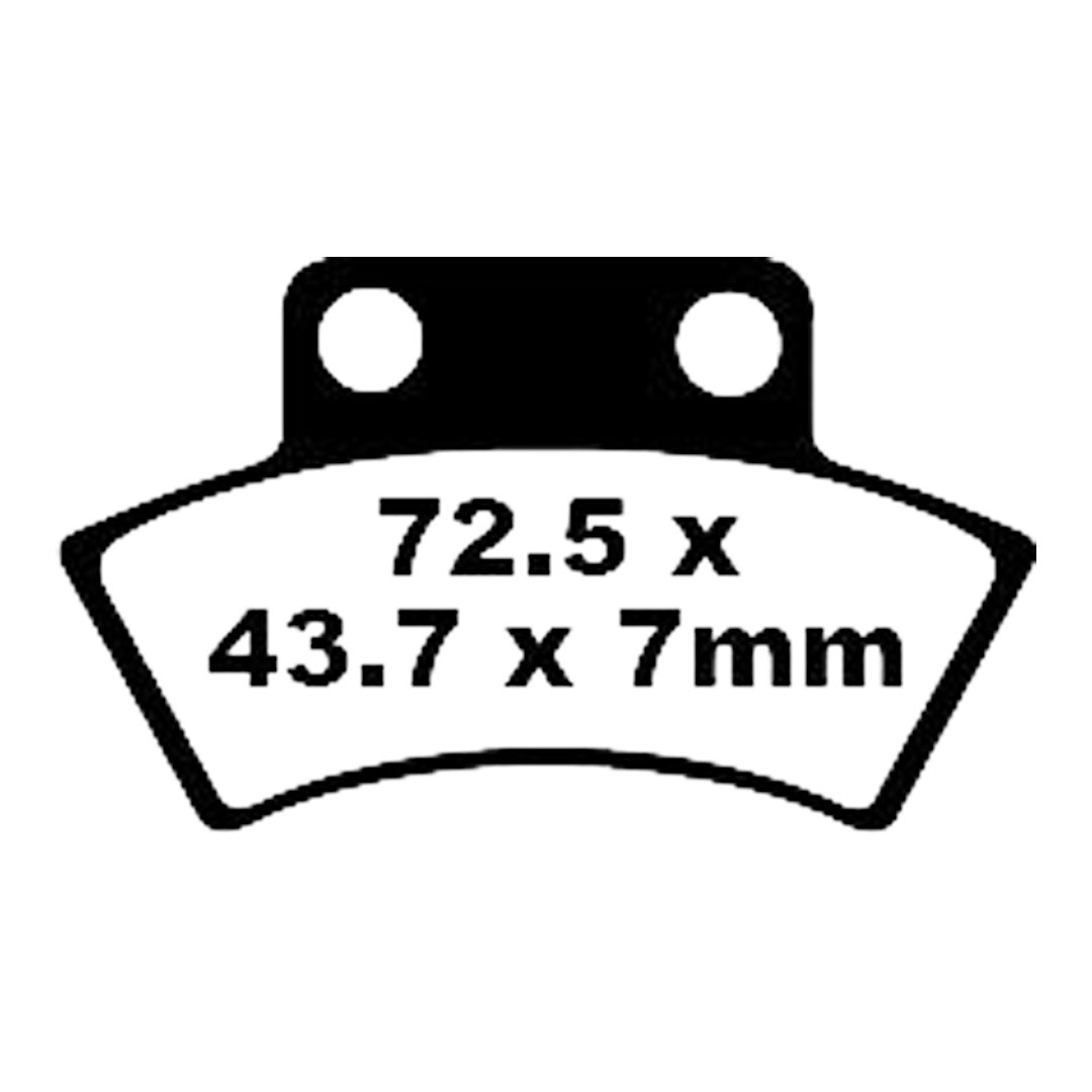 EBC FA232TT karbonsko-keramične kočione pločice