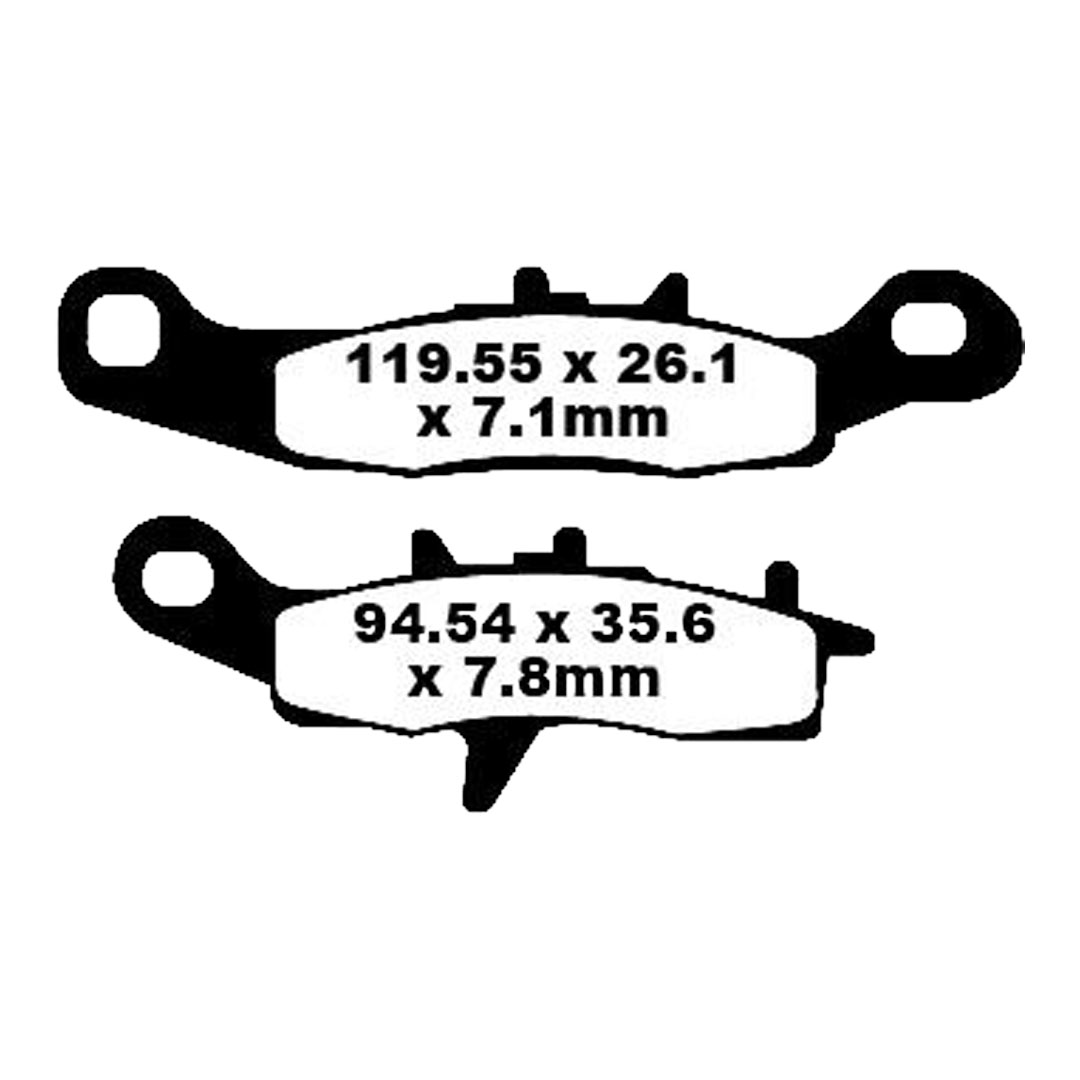 EBC FA258TT karbonsko-keramične kočione pločice