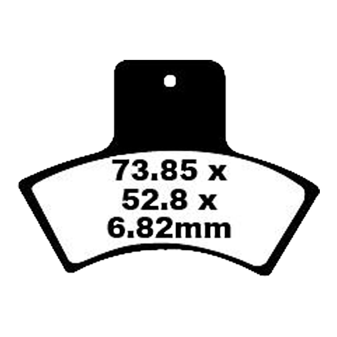 EBC FA270TT karbonsko-keramične kočione pločice