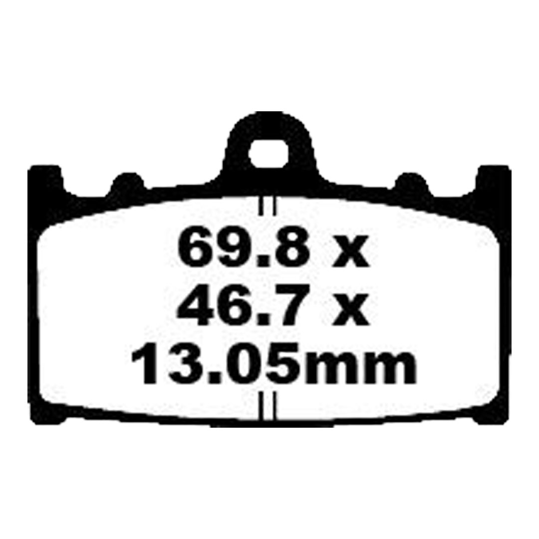 EBC FA366TT karbonske zavorne ploščice