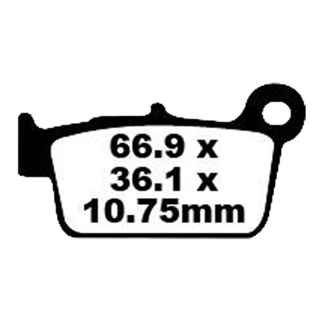 EBC FA367TT karbonske zavorne ploščice