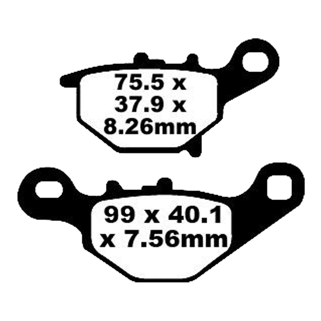 EBC FA401TT karbonsko-keramičke kočione pločice