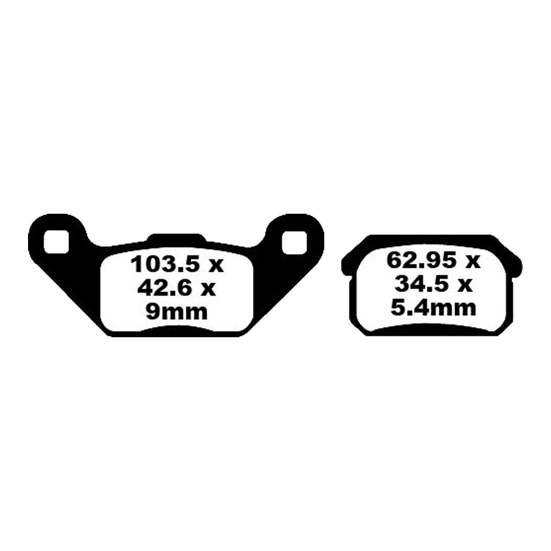 EBC FA431TT karbonsko-keramične kočione pločice