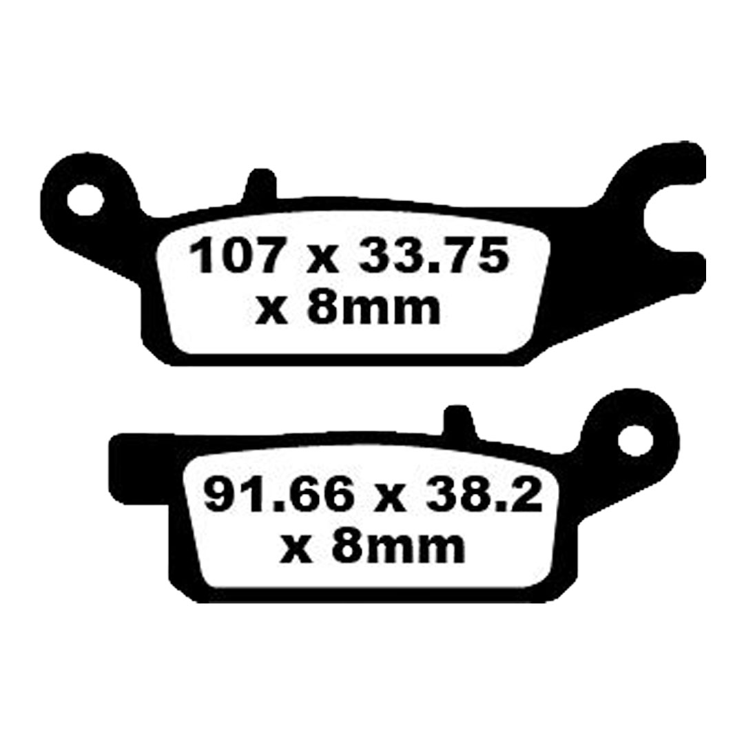 EBC FA443TT karbonsko-keramične kočione pločice