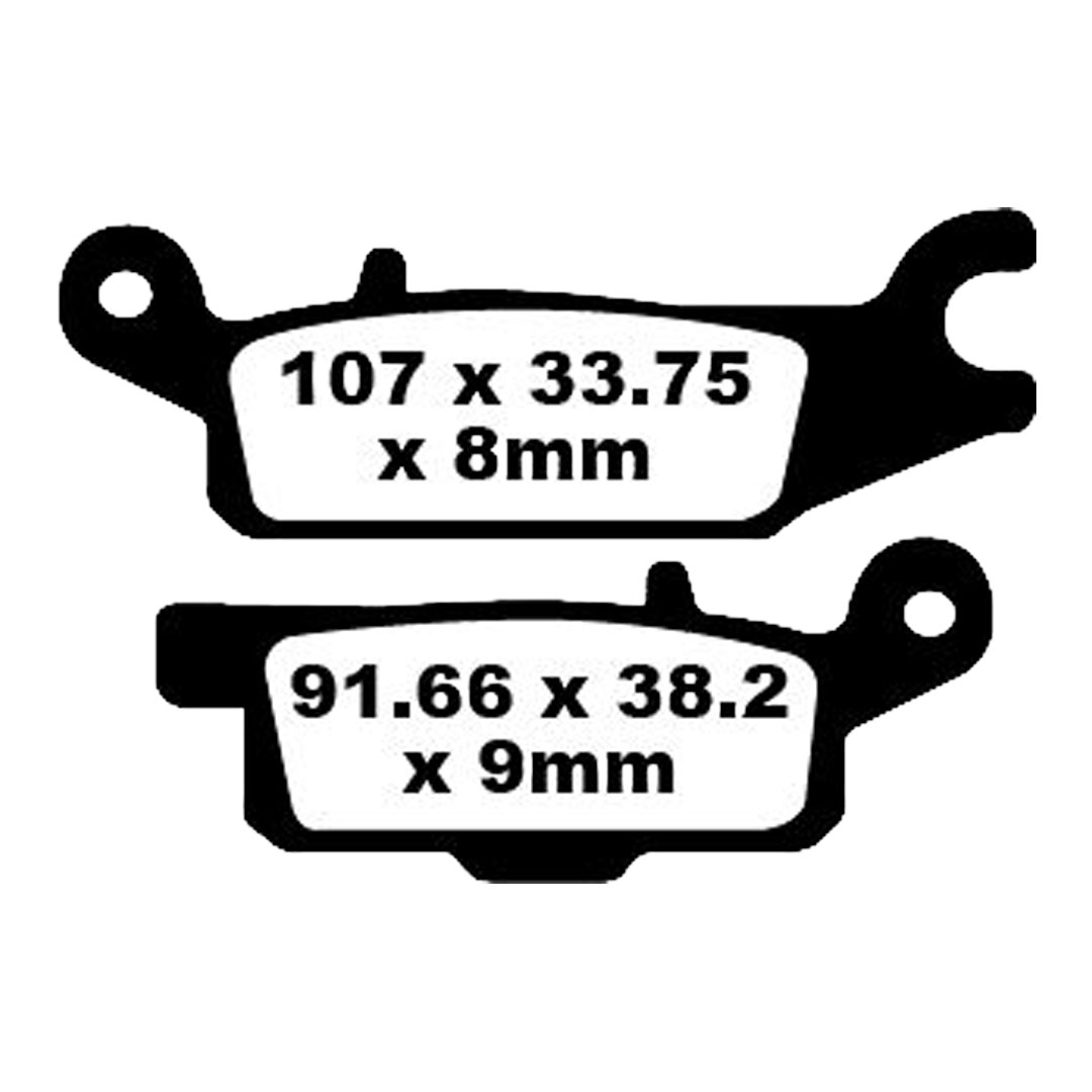 EBC FA445TT karbonsko-keramične kočione pločice