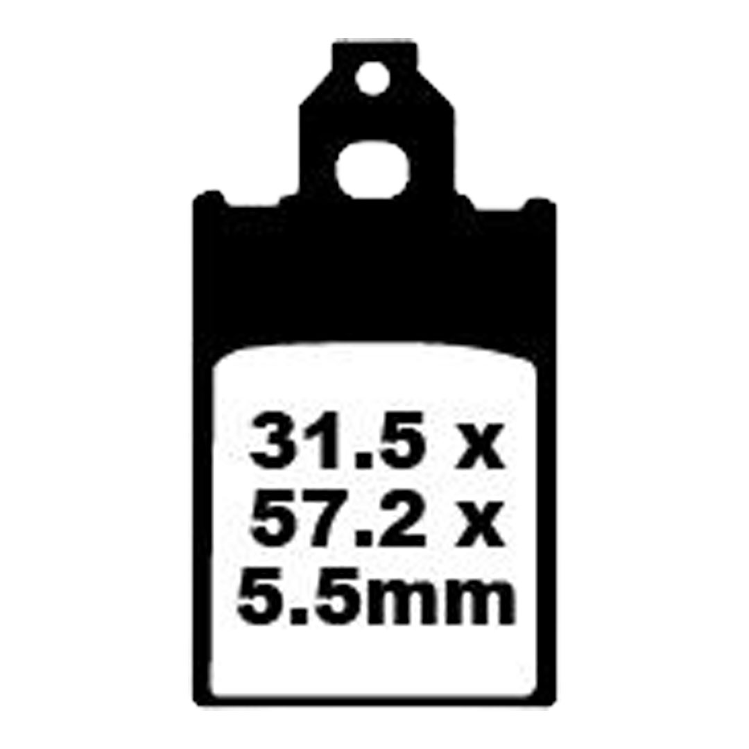EBC SFA116 organske kočione pločice