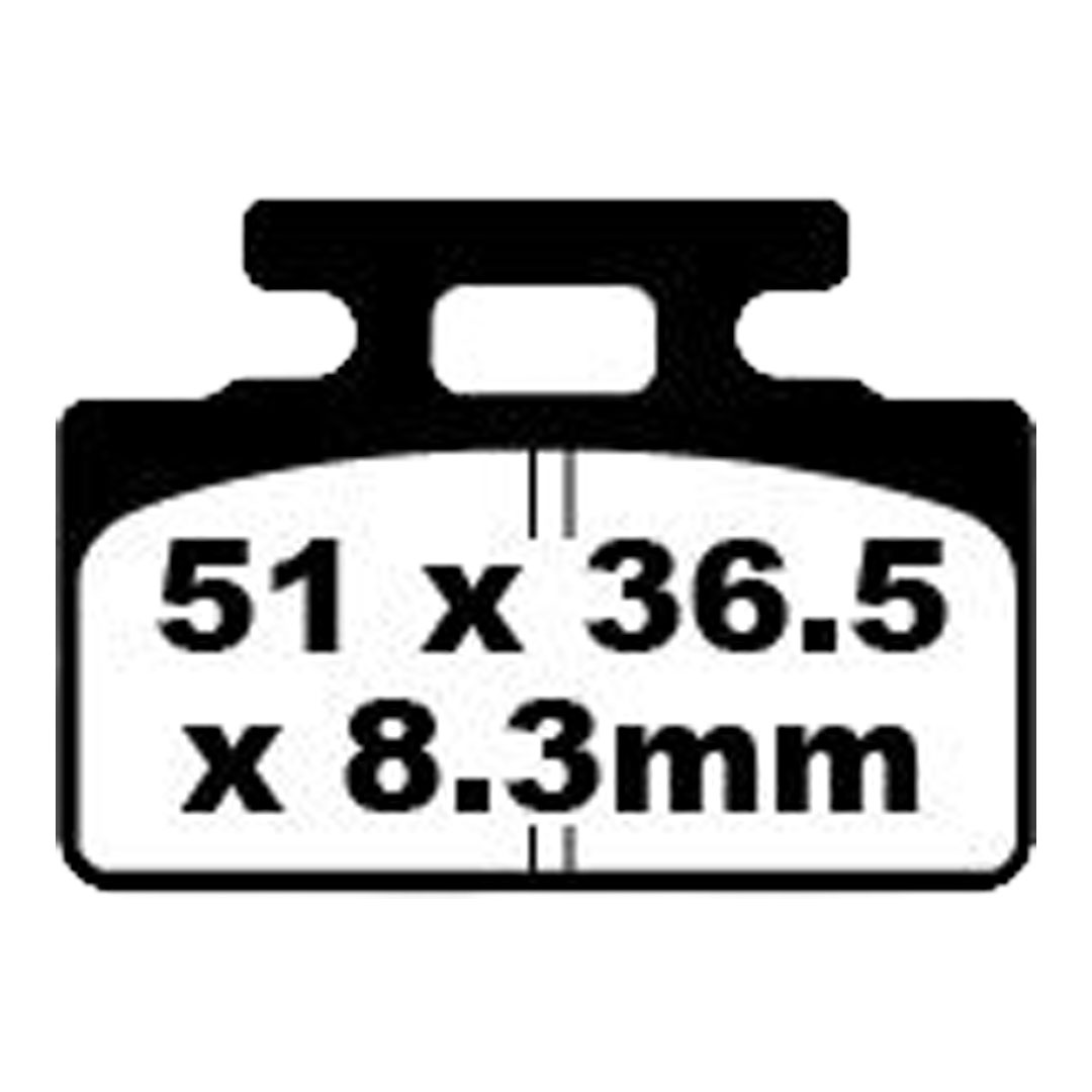 EBC SFA151 organske kočione pločice
