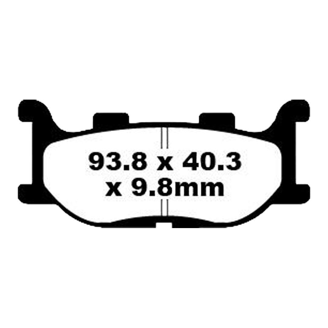 EBC SFA199 organske kočione pločice za skuter