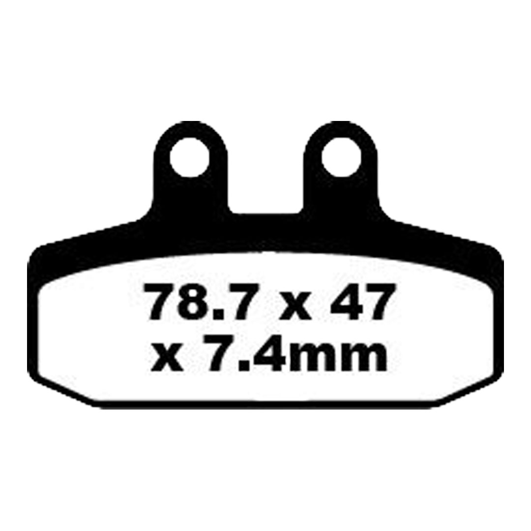 EBC SFA256 organske kočione pločice za skuter