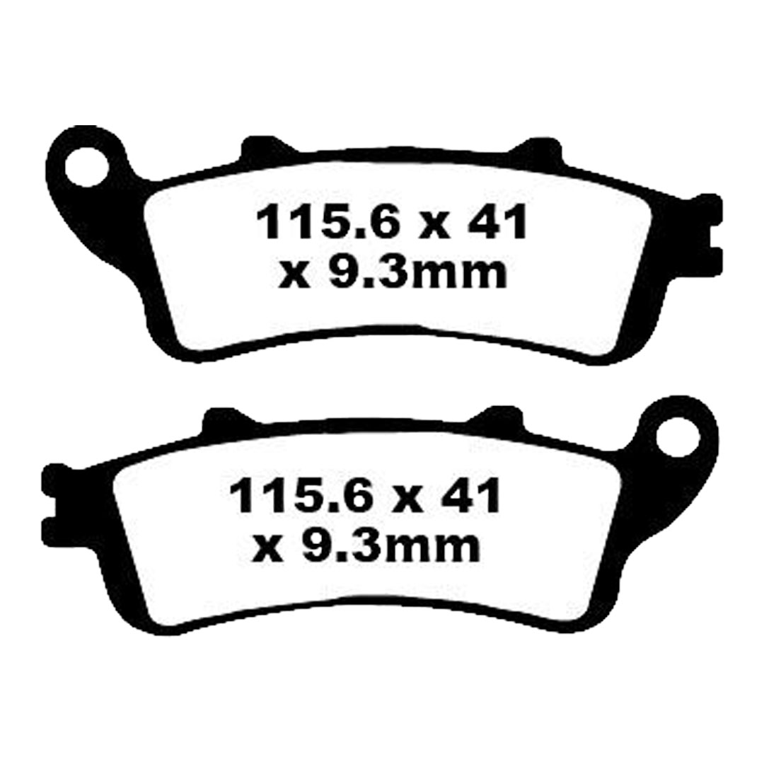 EBC SFA281 organske kočione pločice za skuter