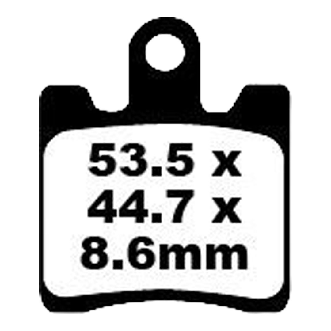 EBC SFA2834 organske kočione pločice za skuter