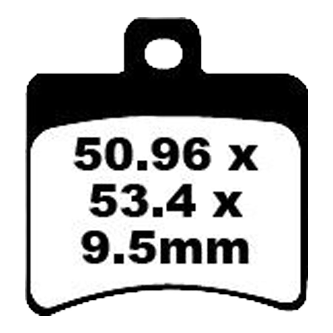 EBC SFA298 organske kočione pločice za skuter