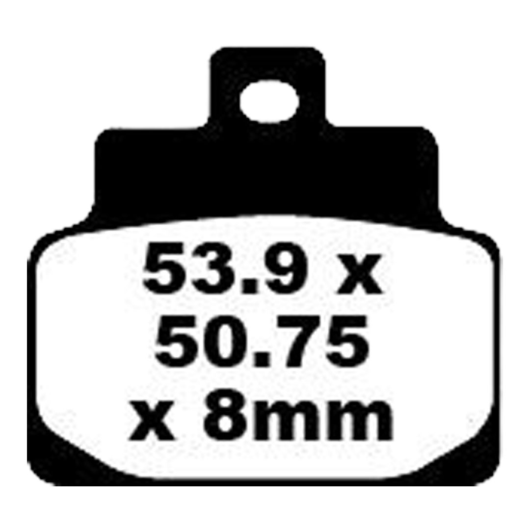 EBC SFA301 organske kočione pločice za skuter