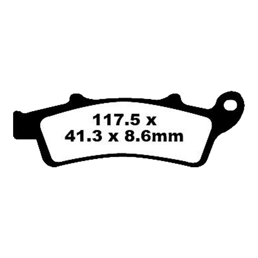 EBC SFA324 organske kočione pločice za skuter