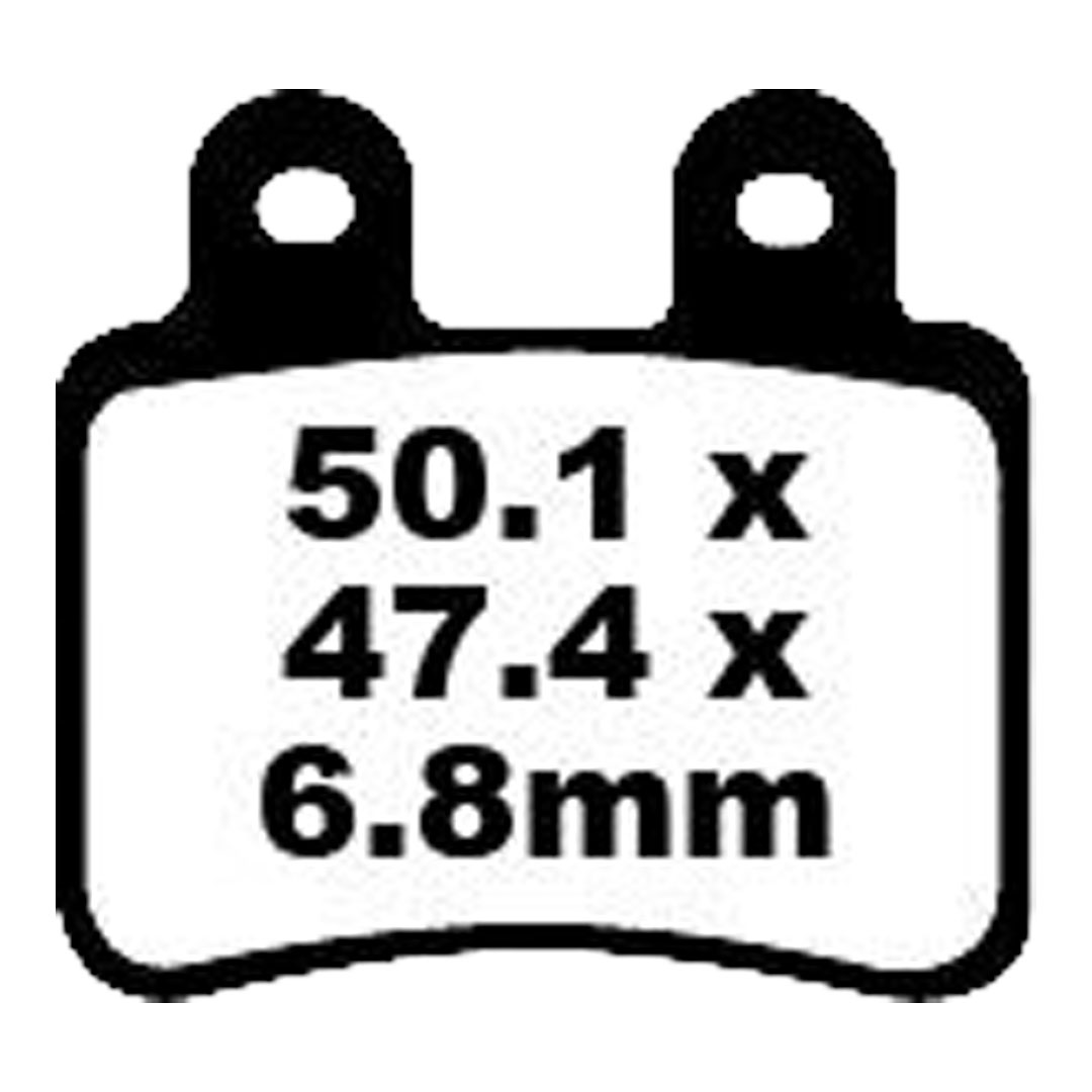EBC SFA350 organske kočione pločice