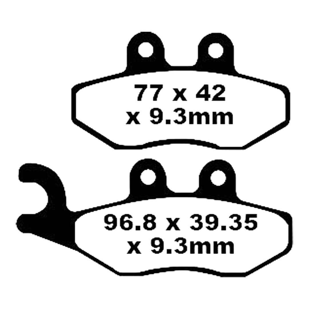 EBC SFA353 organske kočione pločice