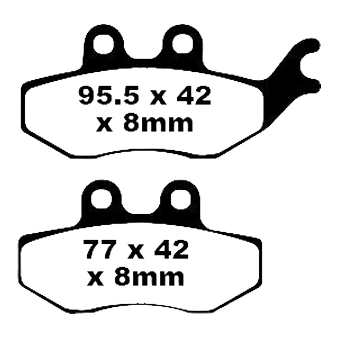 EBC SFA374 organske kočione pločice