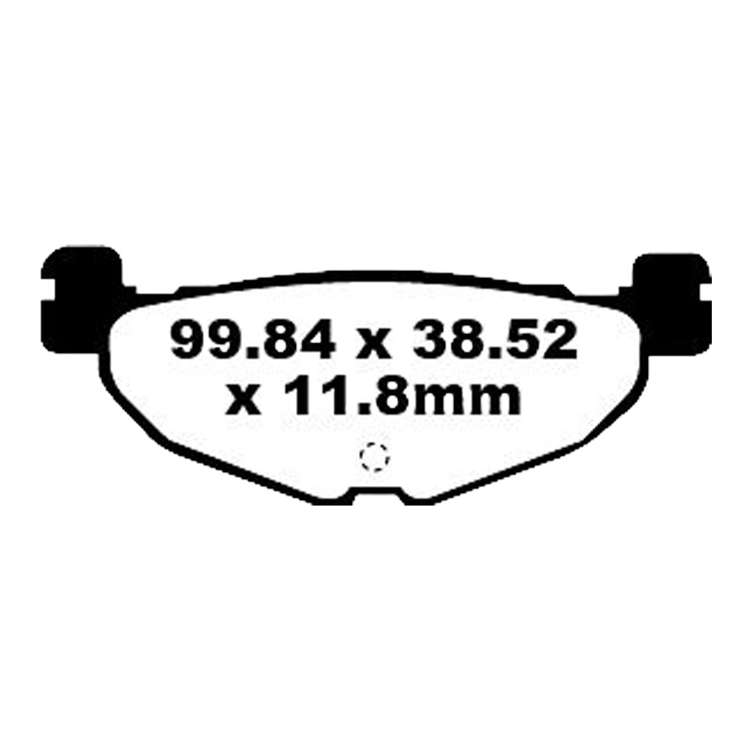 EBC SFA408 organske kočione pločice za skuter