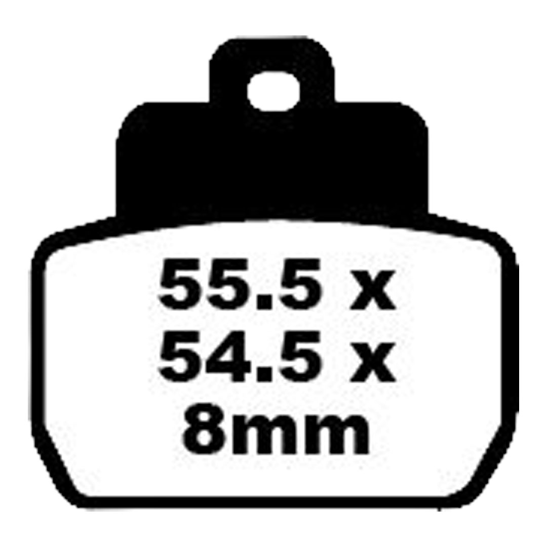 EBC SFA425 organske kočione pločice