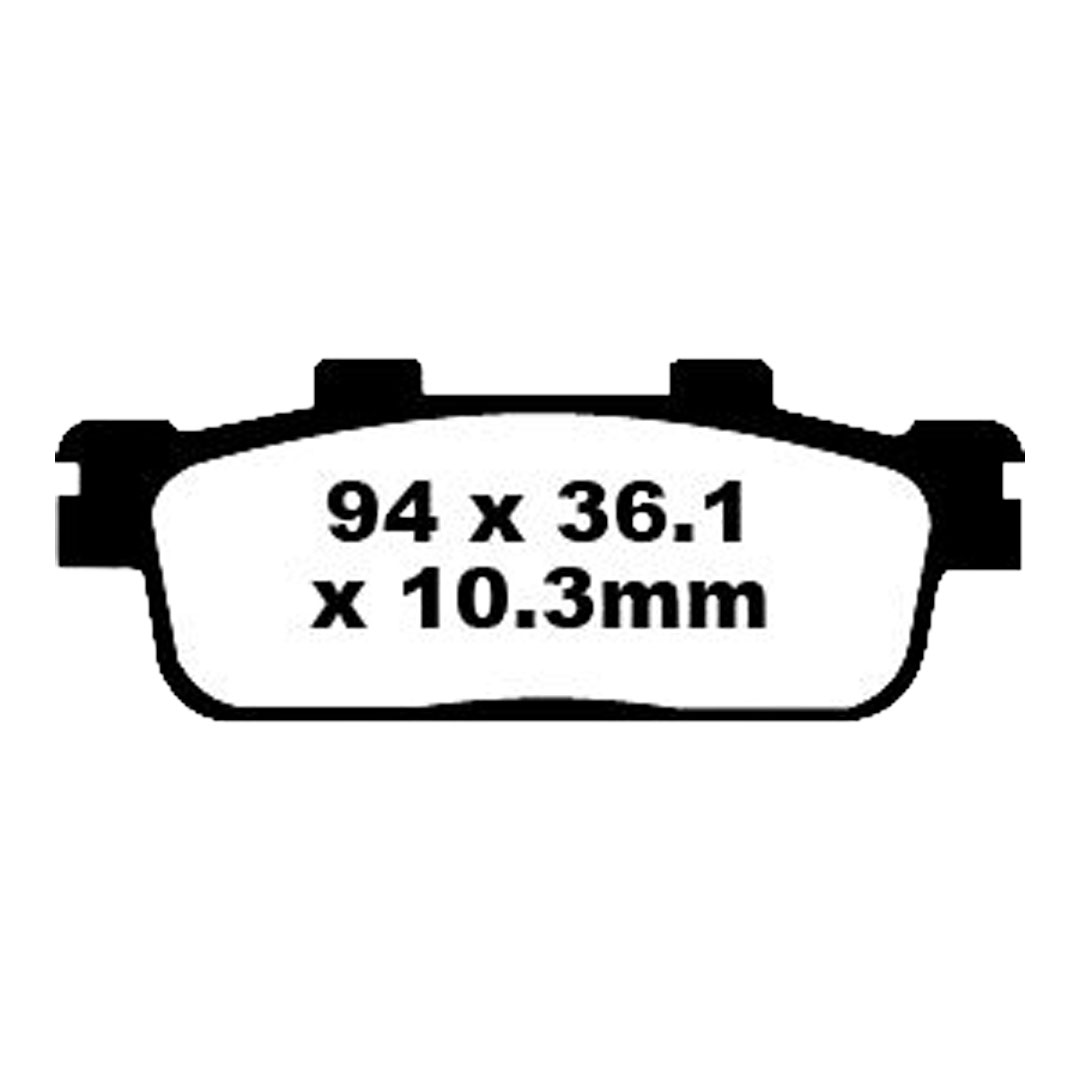 EBC SFA427 organske kočione pločice