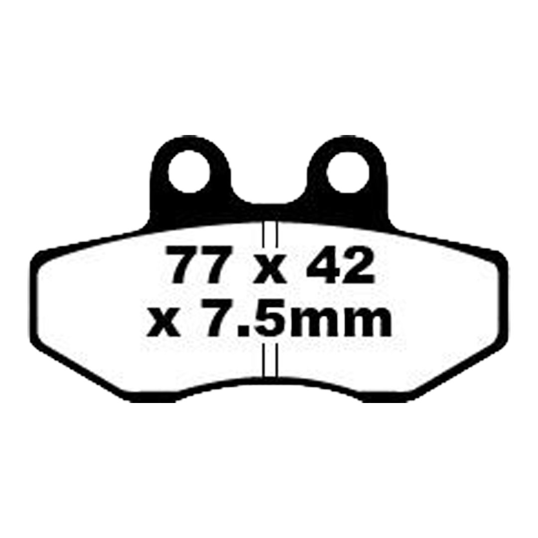 EBC FA167 organske kočione pločice