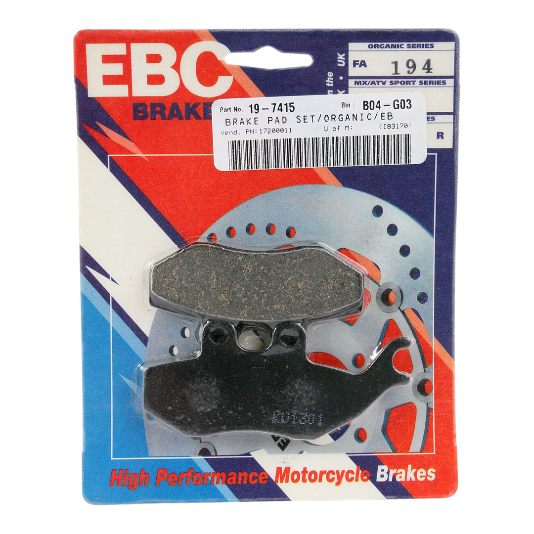 EBC FA194 organske kočione pločice