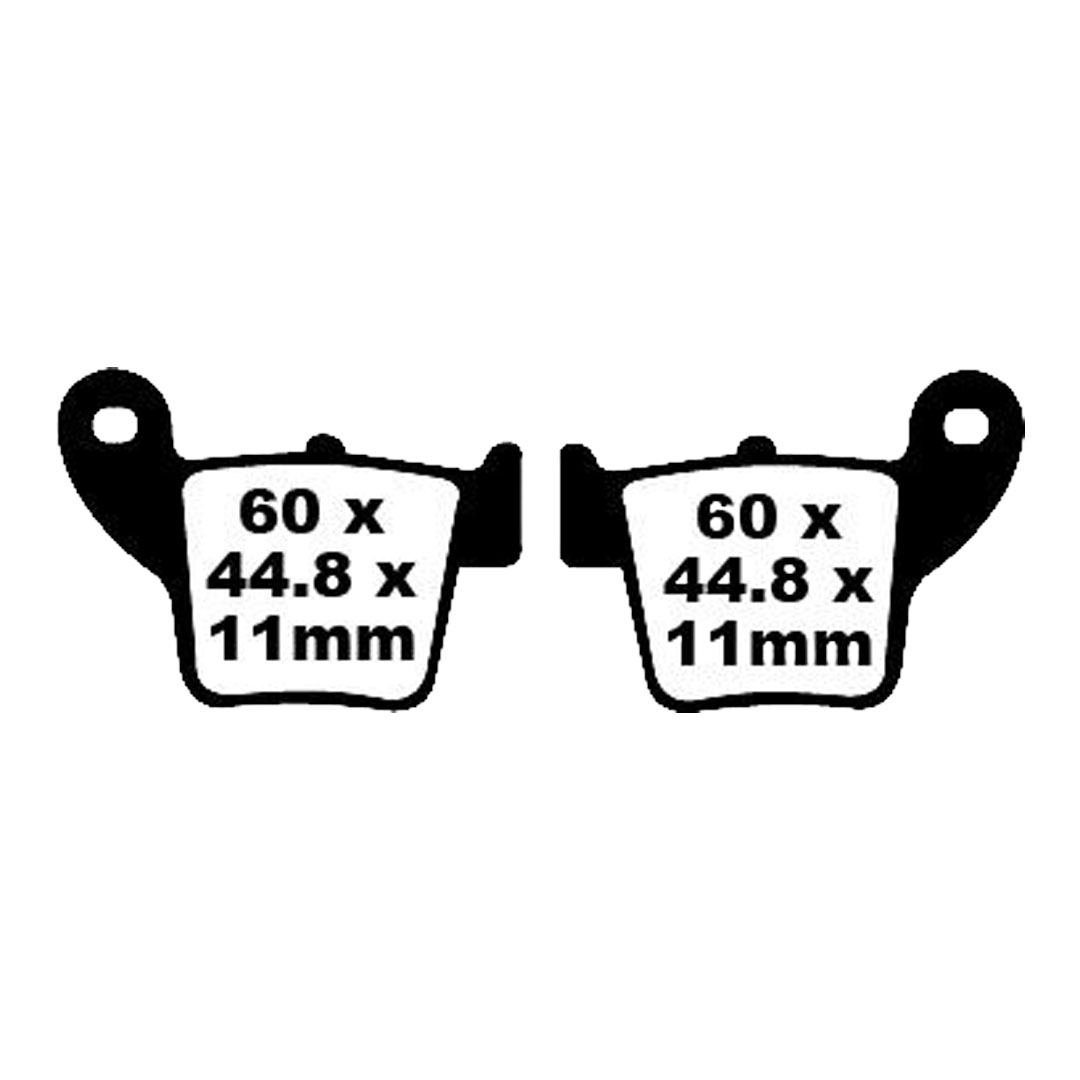 EBC FA346TT karbonsko-keramične kočione pločice