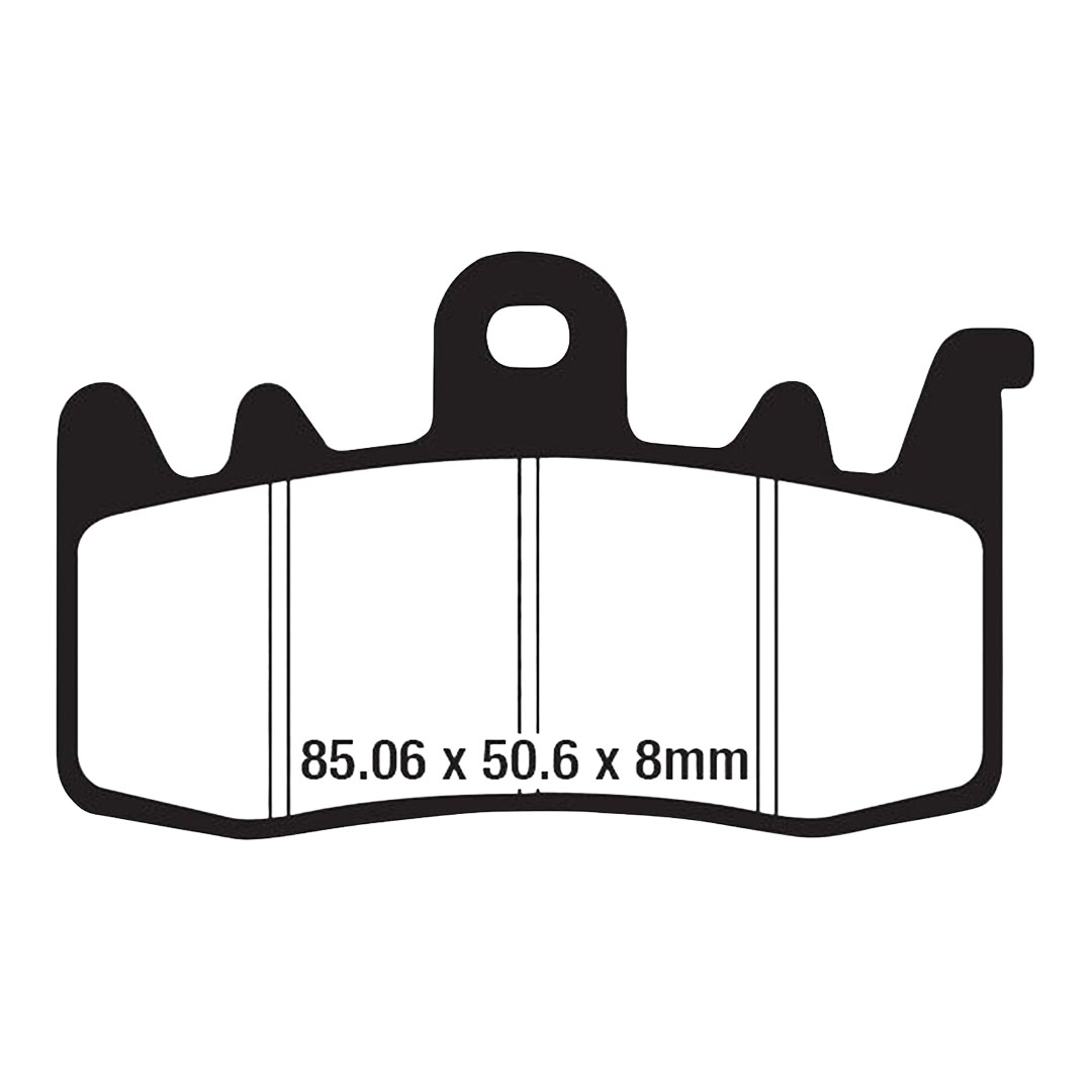 EBC GPFAX630HH sinter metal kočione pločice