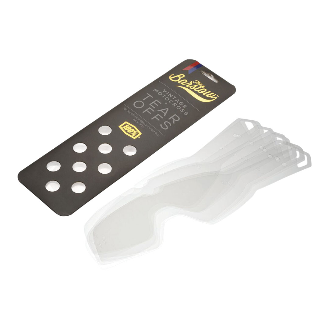 100% Barstow tear-off folije za kros naočale