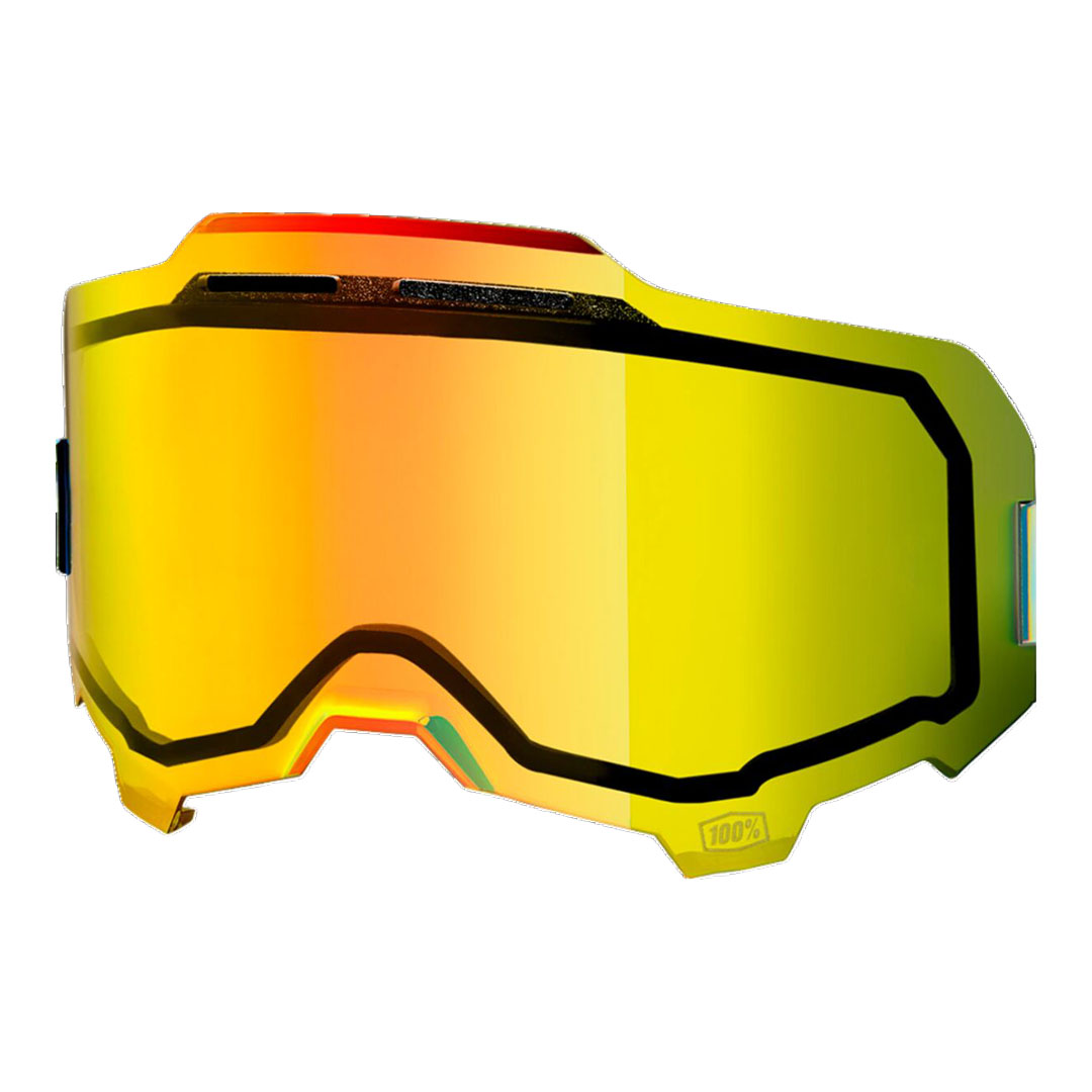 100% Armega dupla ventilirana injektirana leća za kros naočale