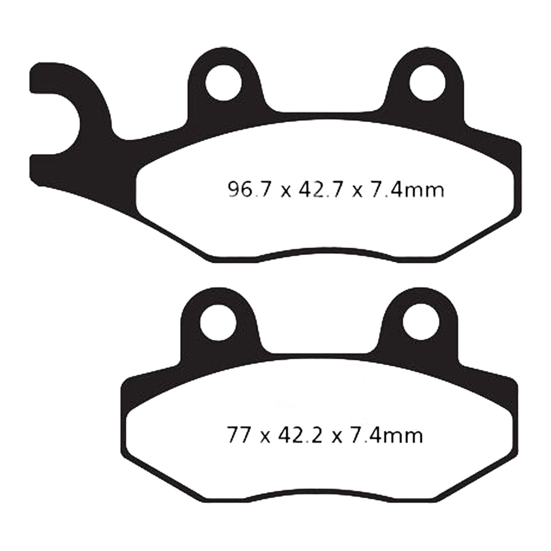 EBC FA135R sintrane kočione pločice