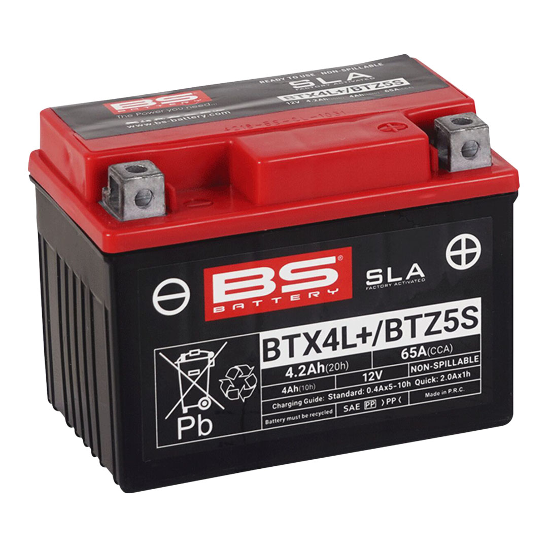 BS Battery BTX4L+ / BTZ5S SLA AGM akumulator 12 V 4,2 Ah