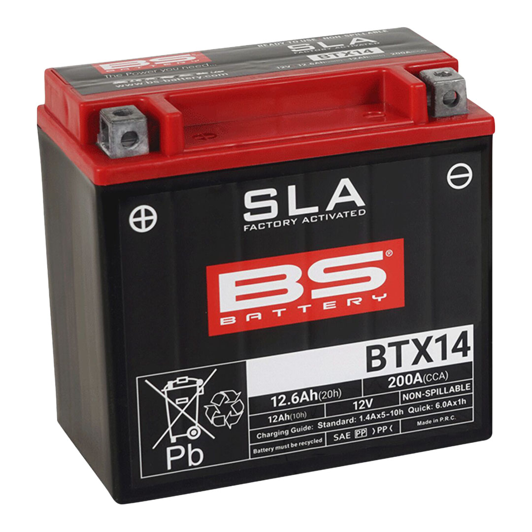 BS Battery BTX14 SLA AGM akumulator 12 V 12,6 Ah