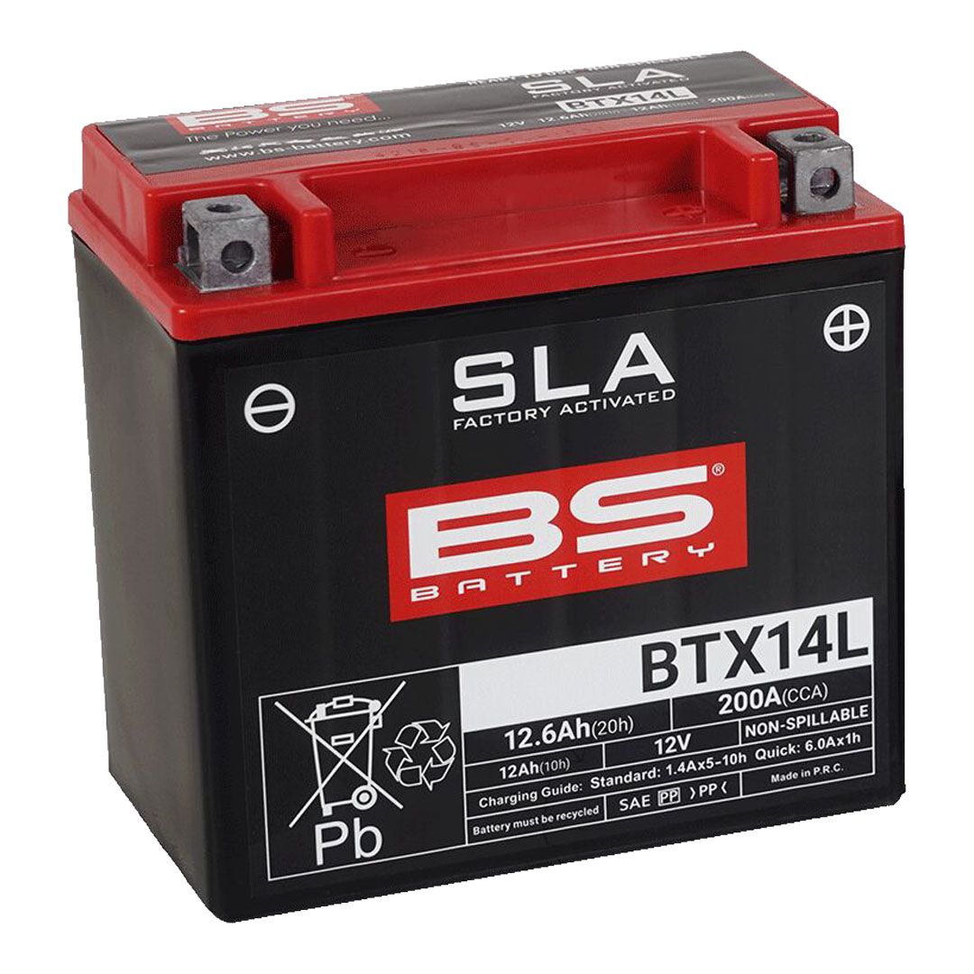 BS Battery BTX14L SLA AGM akumulator 12 V 12,6 Ah
