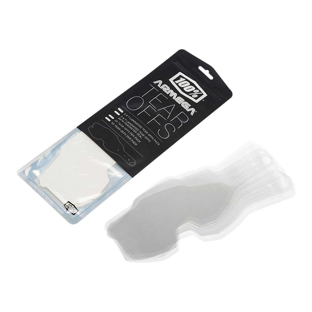 100% Armega laminirane tear-off folije za kros naočale
