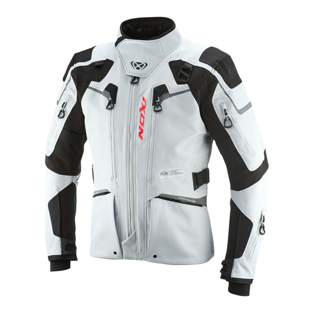 Ixon Odin WP khaki crna moto jakna – prednji pogled