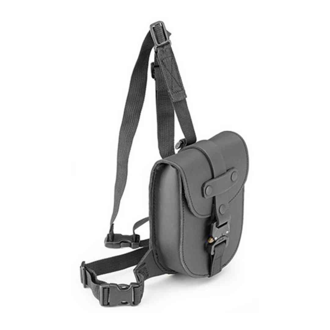 Kappa KMLW usnjena nožna torbica črna