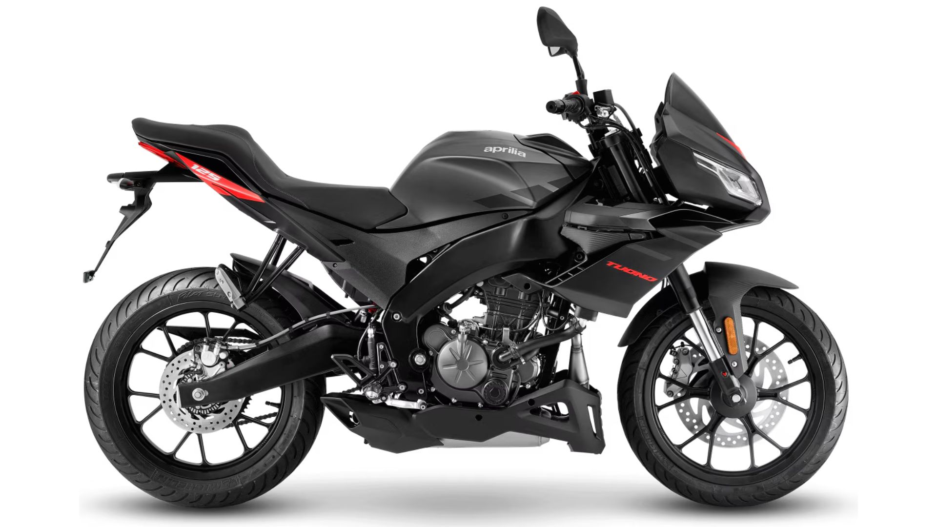 Aprilia Tuono 125 v sivi barvi