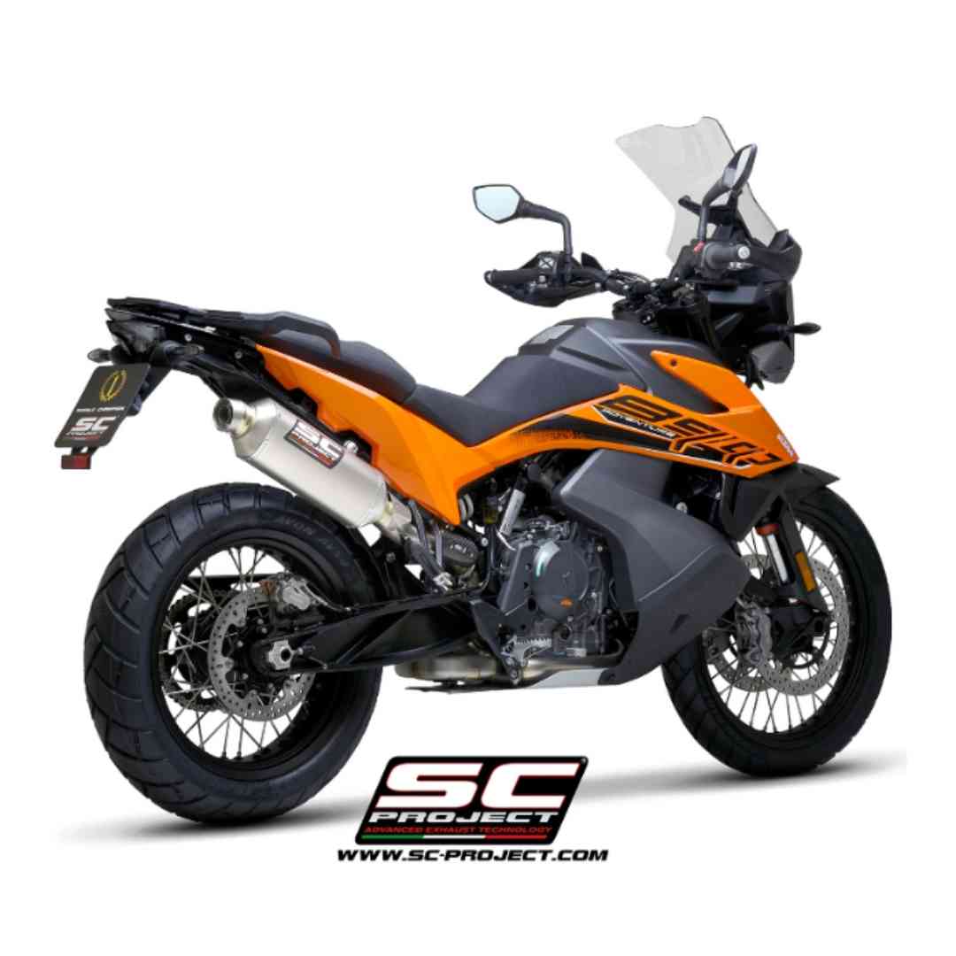 SC-Project RALLY RAID titanium izpuh za KTM 890 Adventure