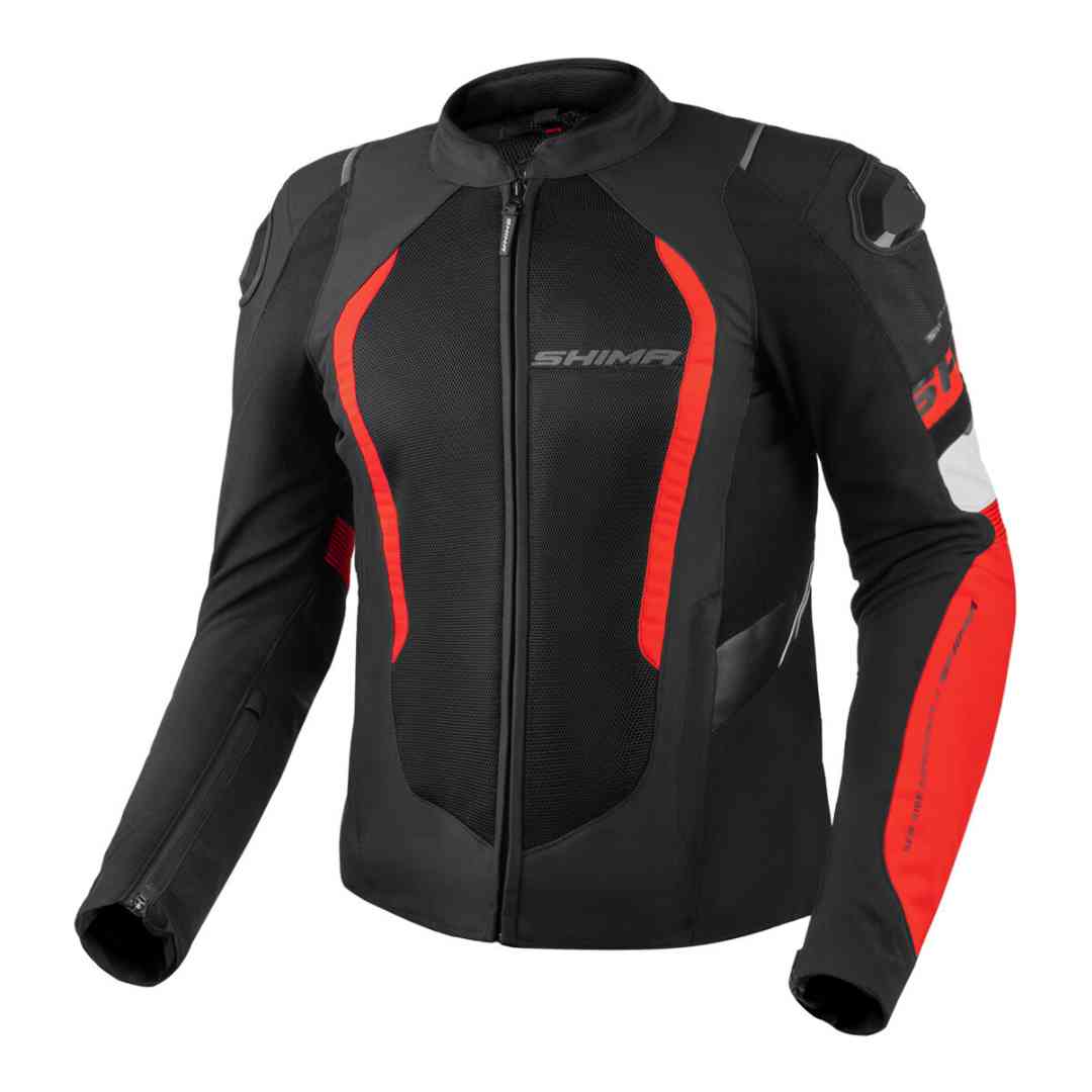 Motoristična jakna Shima Mesh Pro 2.0 črna - sprednji pogled