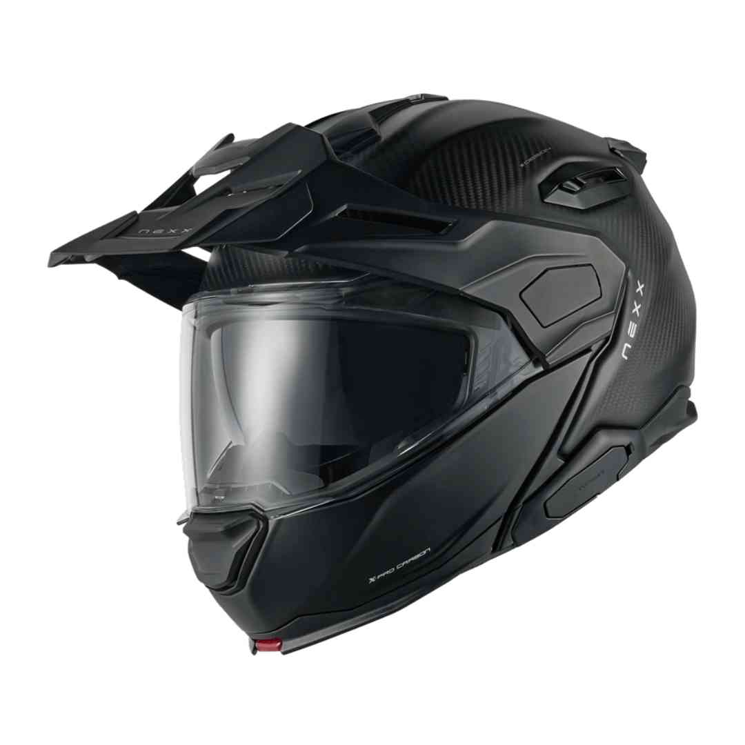 Nexx X.Lifecountry Zero Pro Carbon preklopna motoristična čelada s karbonsko strukturo – stranski pogled