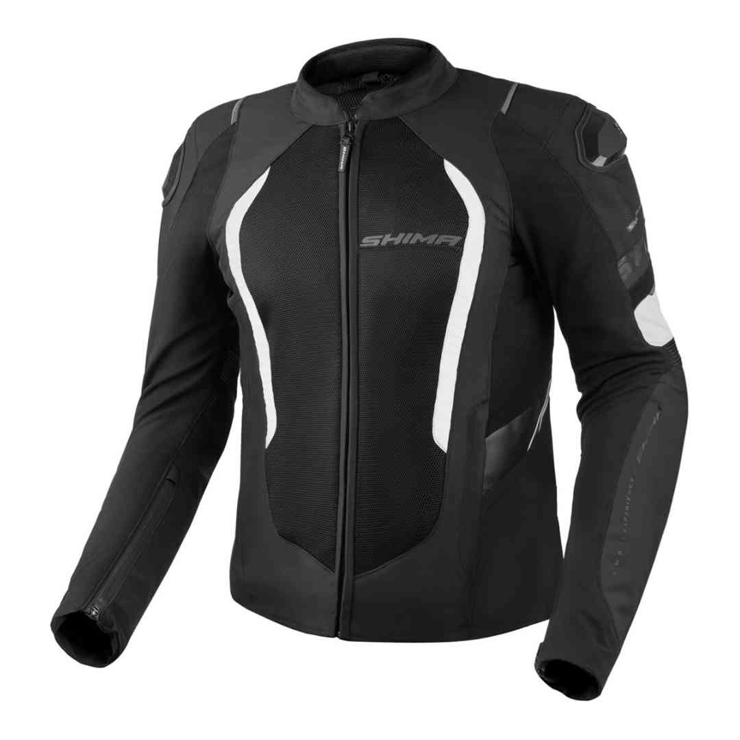 Motoristična jakna Shima Mesh Pro 2.0 črna - sprednji pogled