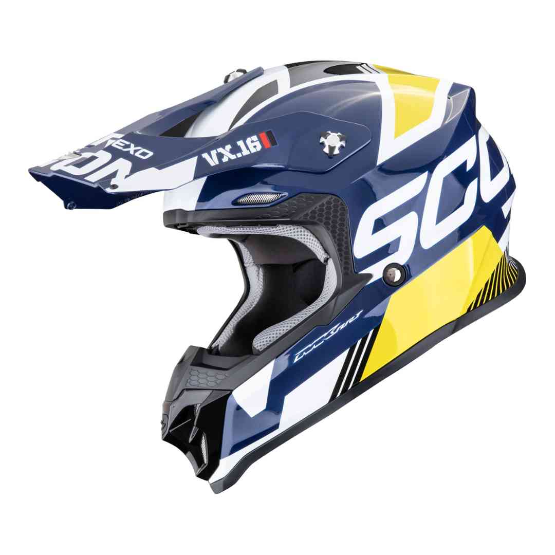 Scorpion VX-16 Evo Air Analog kros čelada stranski pogled