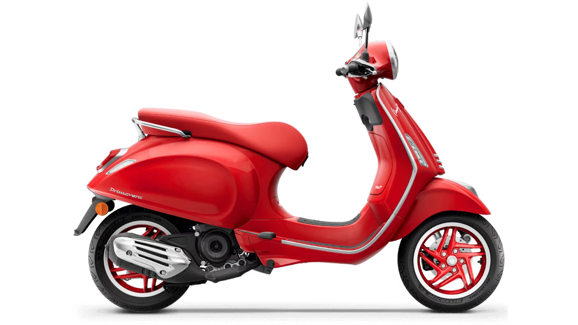 Vespa Primavera RED 50 v značilni rdeči barvi