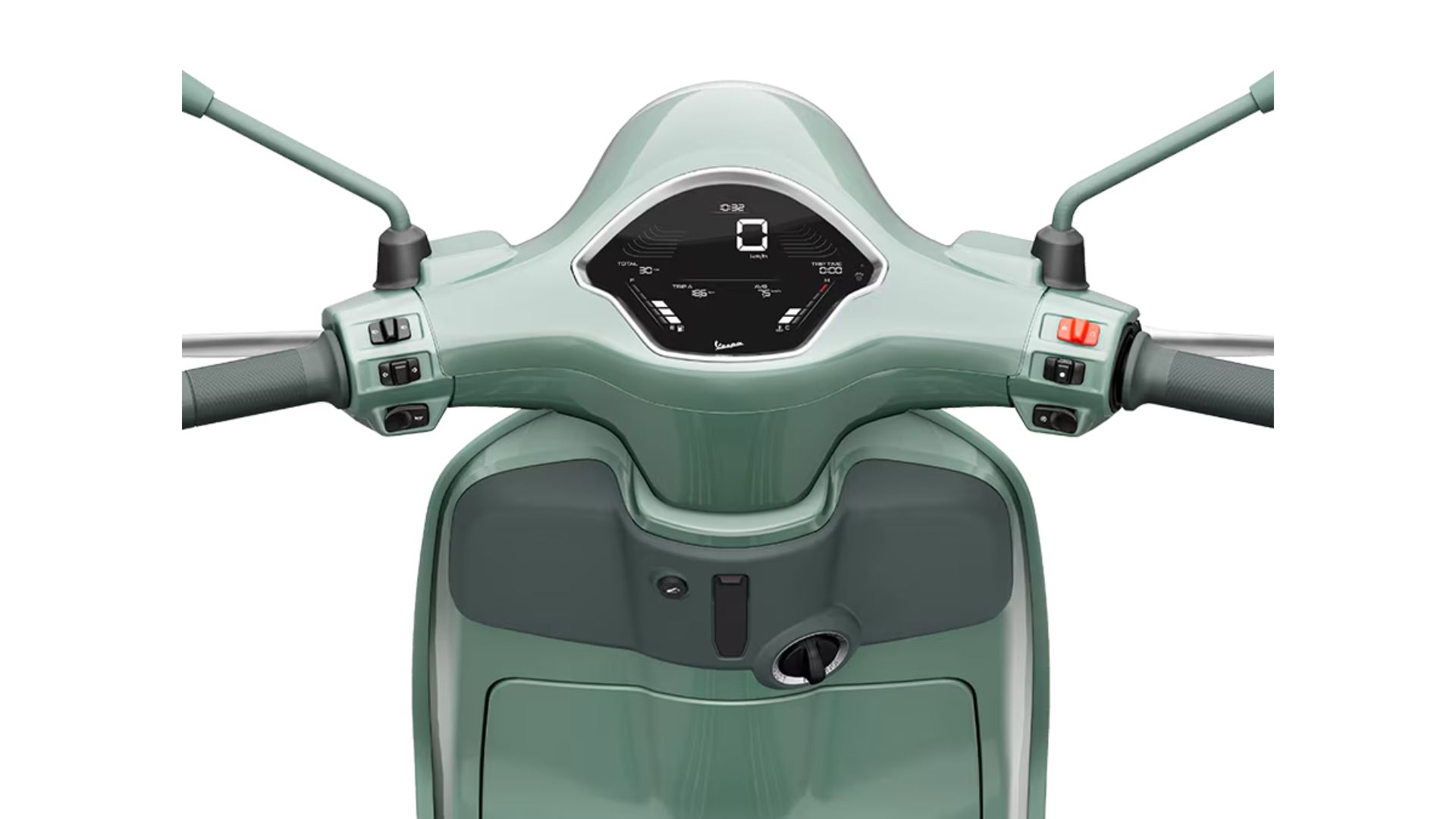 Sprednji pogled na Vespa Primavera 80th 125