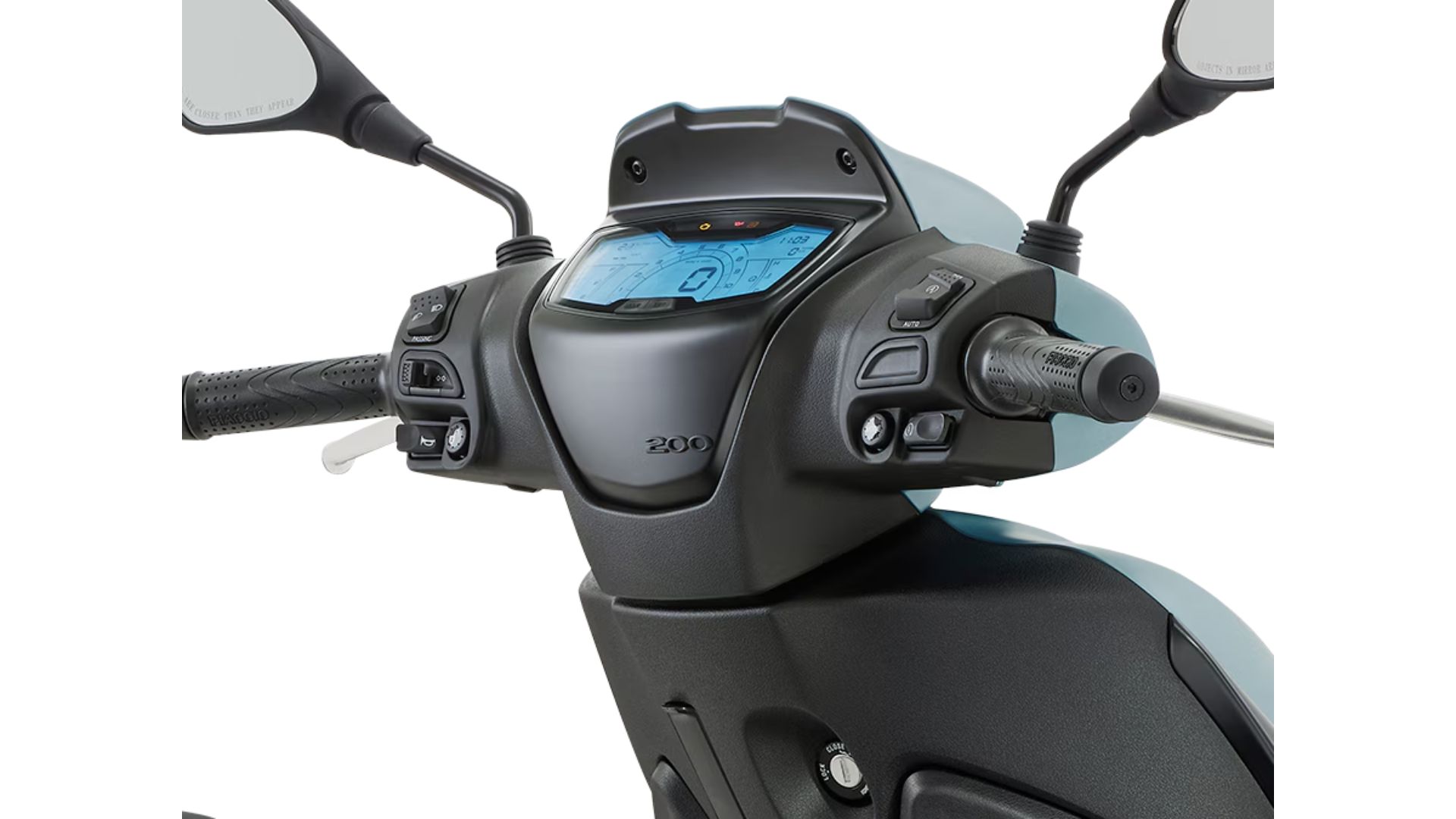 Piaggio Medley S 200 s črnimi športnimi detajli