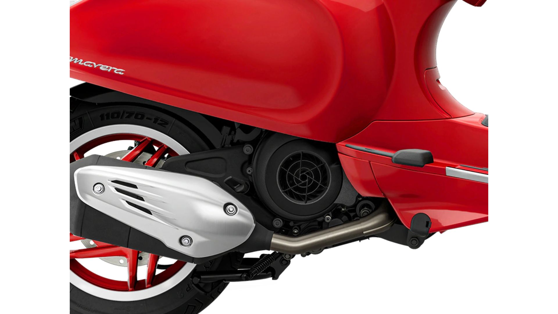 Elegantna bočna silhueta Vespa Primavera RED 125
