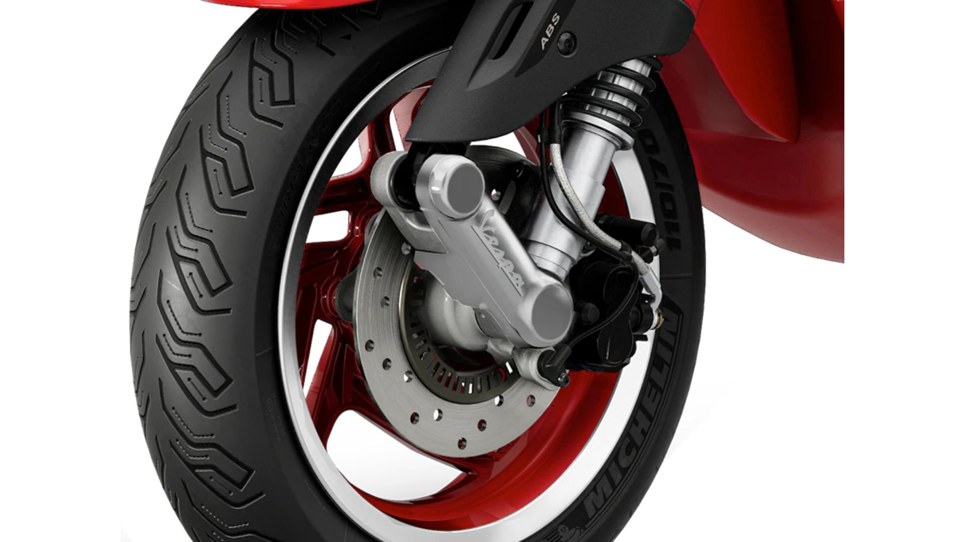 Vespa Primavera RED 150 med vožnjo po mestu