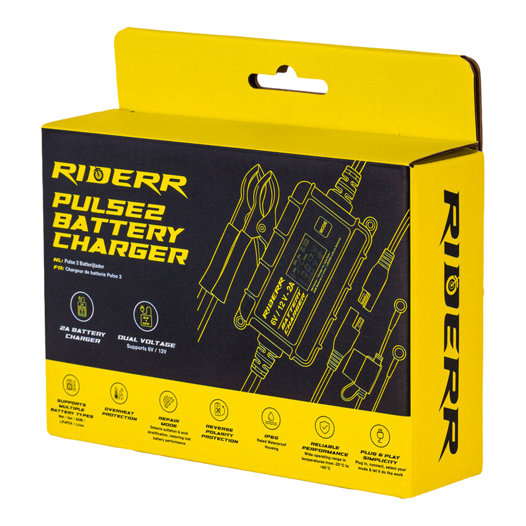 RIDERR Pulse2 polnilec akumulatorjev